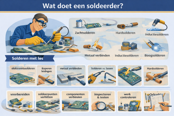Alles over het beroep soldeerder Wat doet een soldeerder